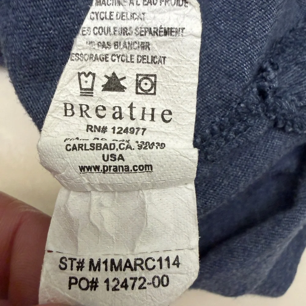 prAna Marco Polo - Blue Heather size M - Picture 7 of 8
